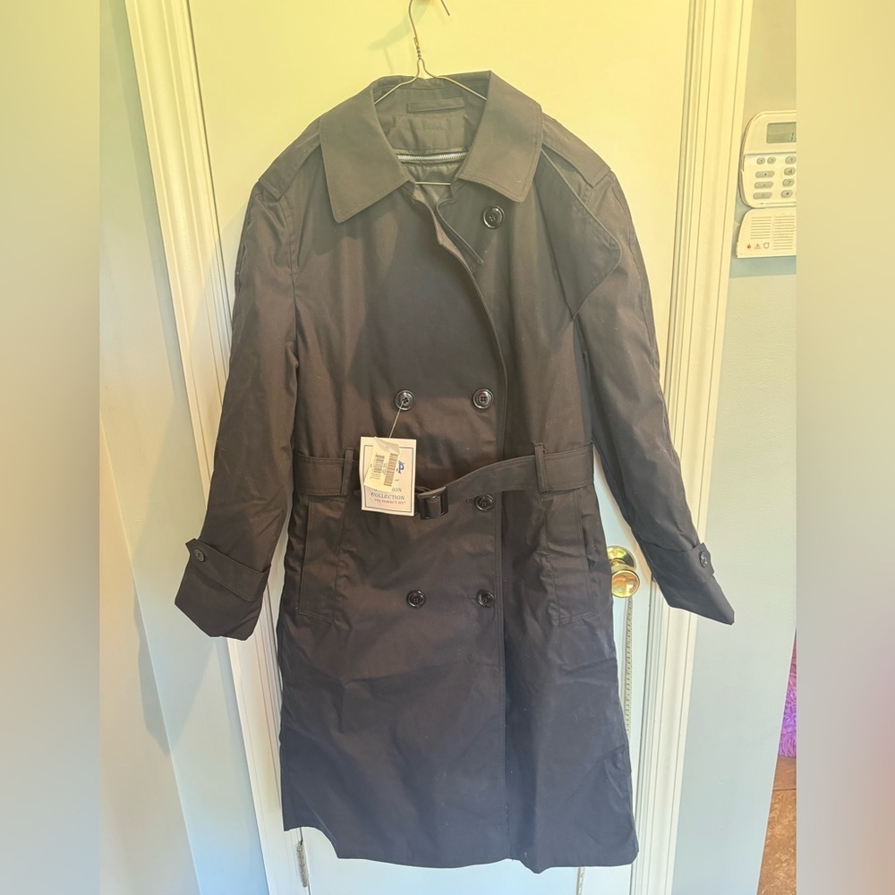 DSCP Black Garrison Collection Trench Coat